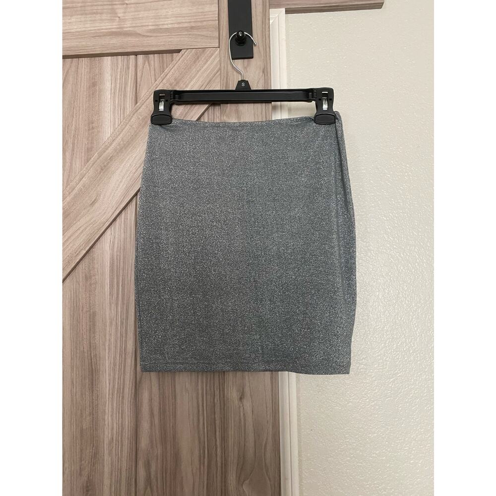 Just Quella 0-2 Mini skirt gray with sparkle